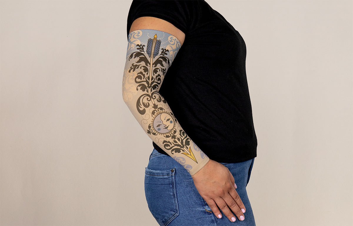 Celestial Gradient Compression Arm Sleeve