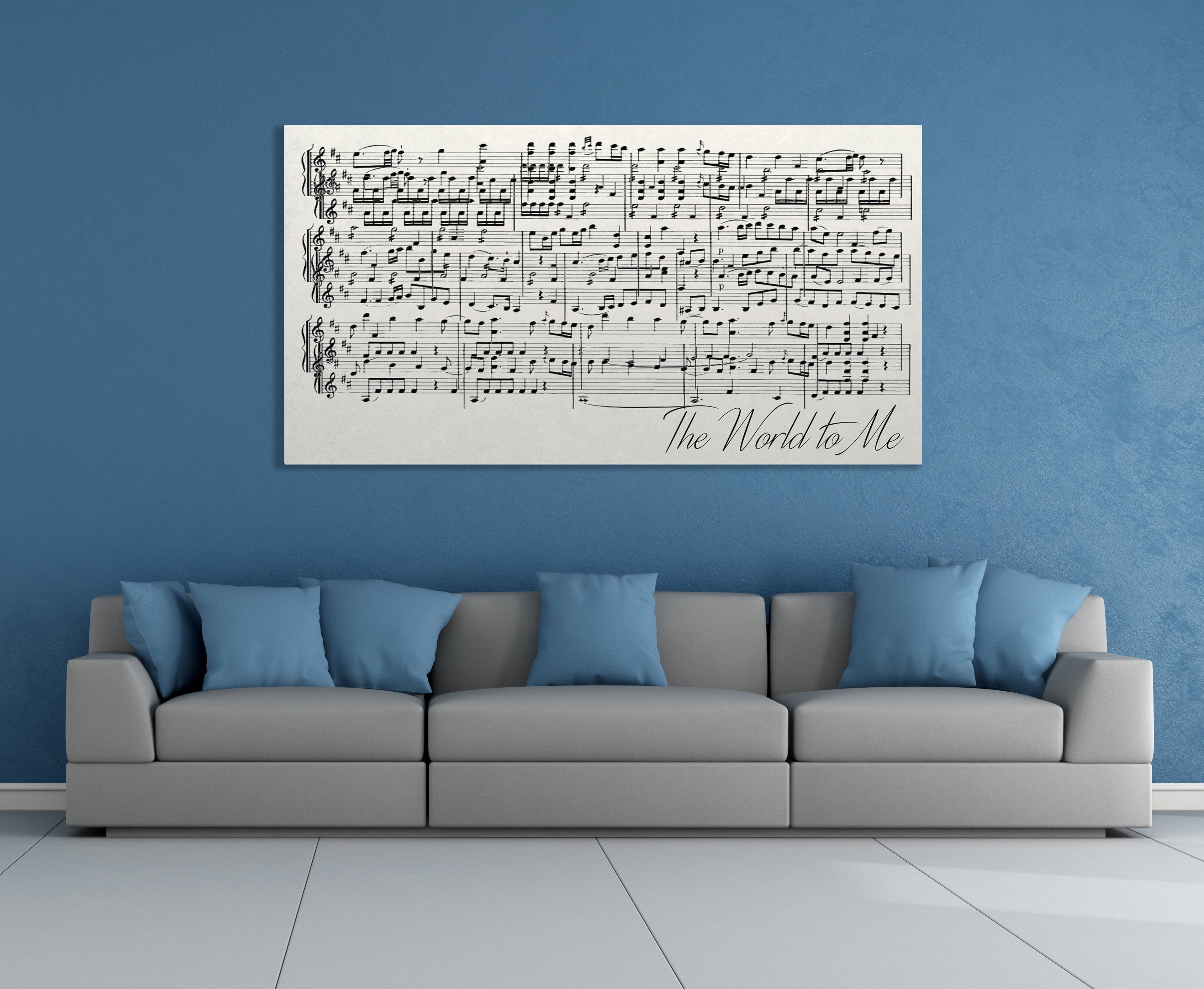 Sheet Music Wall Art
