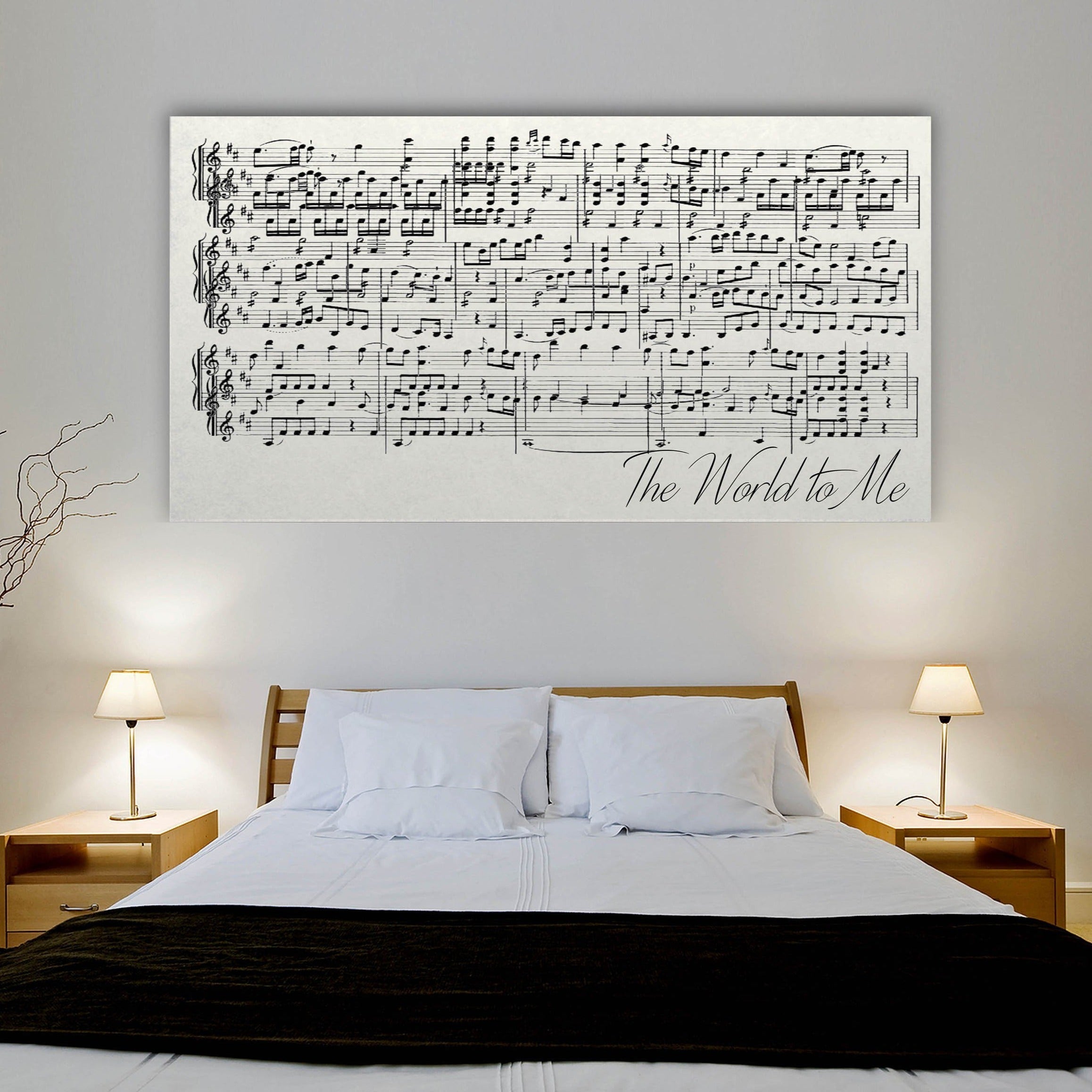Wedding Song Sheet Music Wall Art