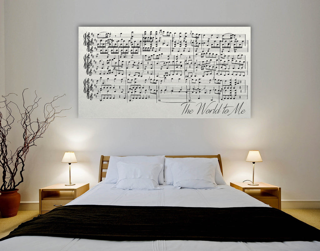 Sheet Music Wall Art