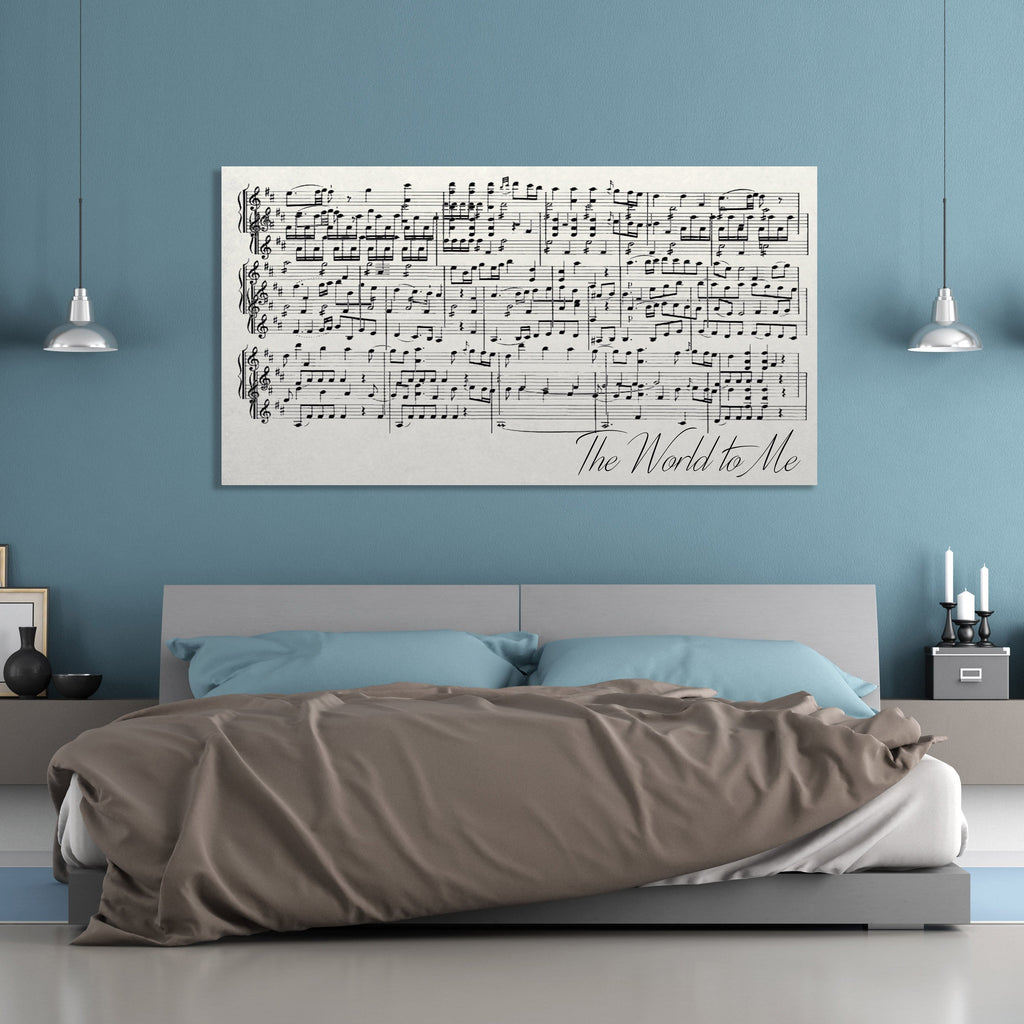 Wedding Song Sheet Music Wall Art
