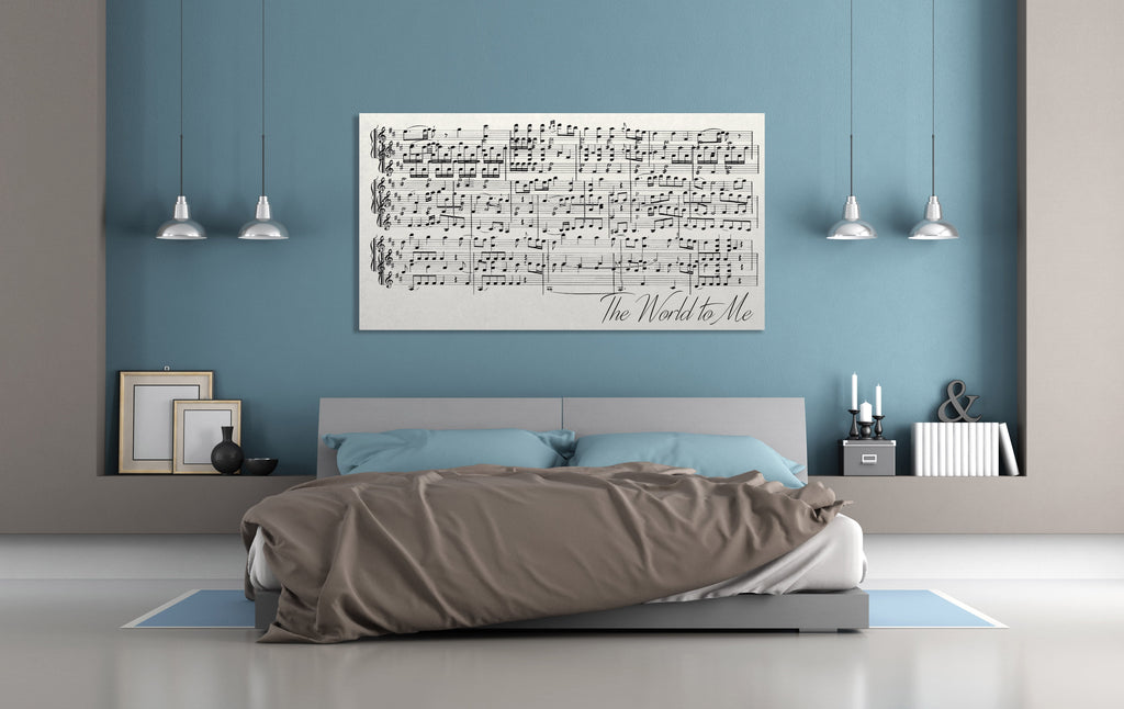 Sheet Music Wall Art